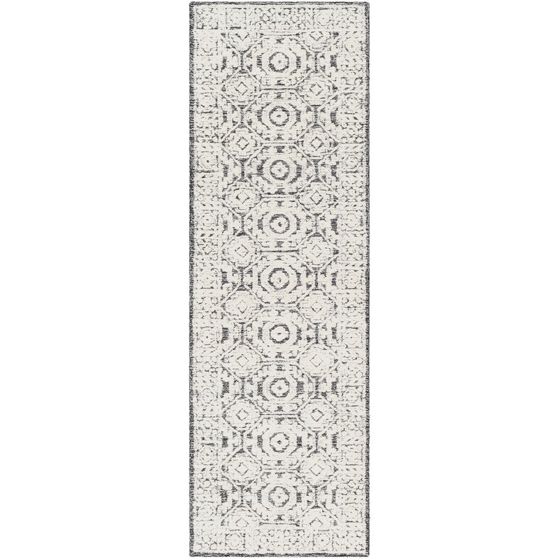 media image for Louvre LOU-2303 Hand Tufted Rug in Black & Ivory by Surya 278