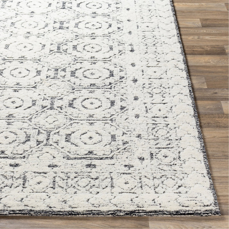 media image for Louvre LOU-2303 Hand Tufted Rug in Black & Ivory by Surya 282