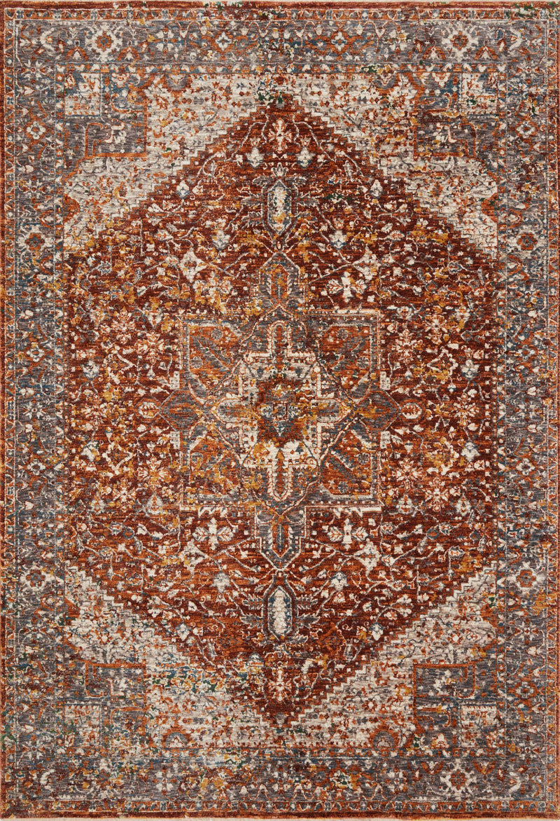 media image for Lourdes Rug in Rust / Multi by Loloi 246