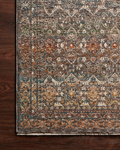 product image for Lourdes Rug in Stone / Multi by Loloi 60