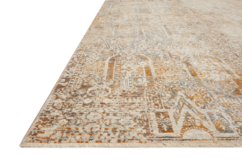 media image for Lourdes Rug in Ivory / Orange by Loloi 233