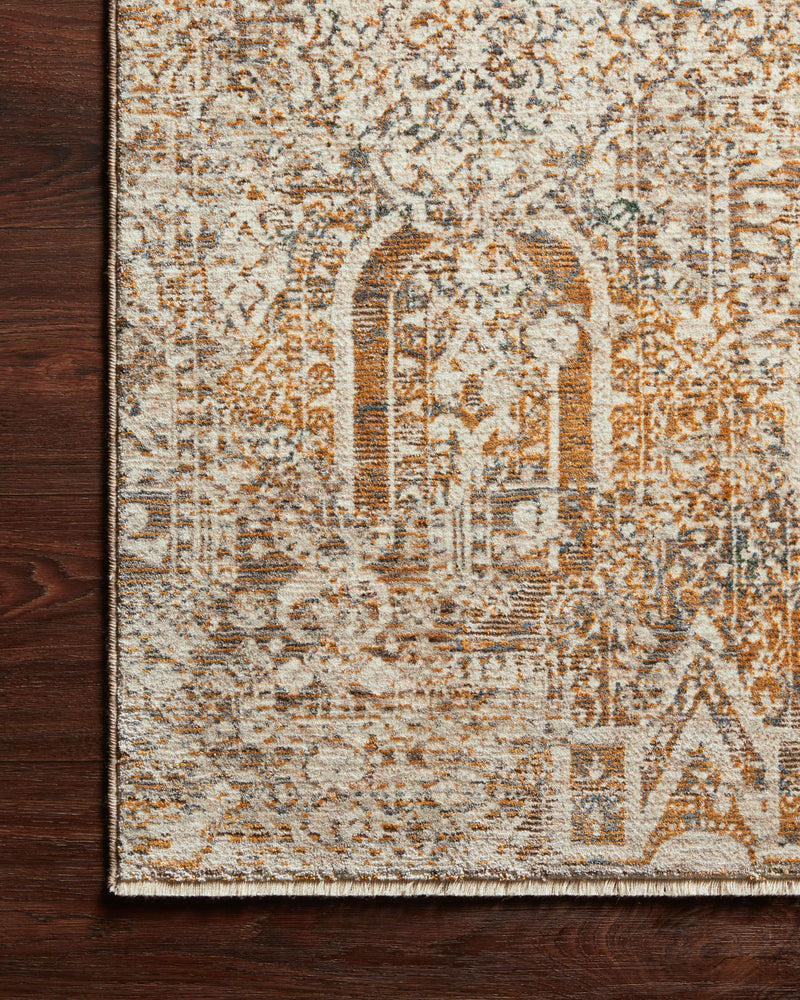 media image for Lourdes Rug in Ivory / Orange by Loloi 273