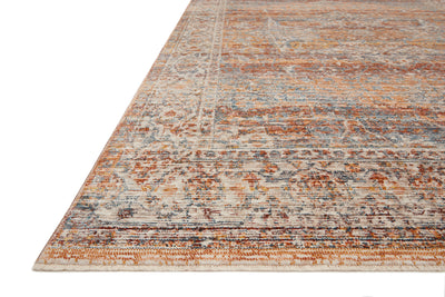 product image for Lourdes Rug in Tangerine / Ocean by Loloi 72
