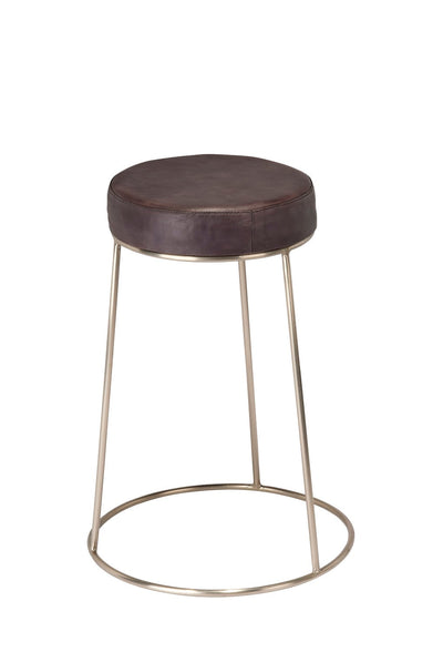 product image for Henry Round Leather Counter Stool 2 84