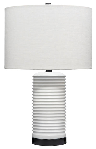 product image for furrowed table lamp by bd lifestyle ls9furrowhbk 1 50