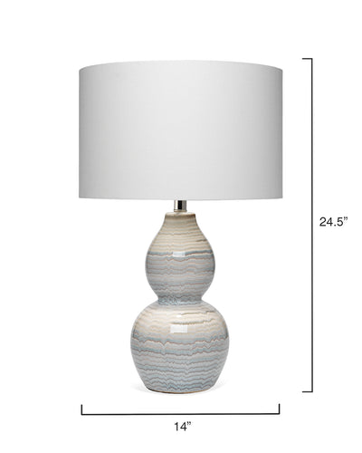 product image for Catalina Wave Table Lamp design by Jamie Young 17