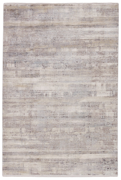 product image for Leverett Abstract Rug in Gray & White 42
