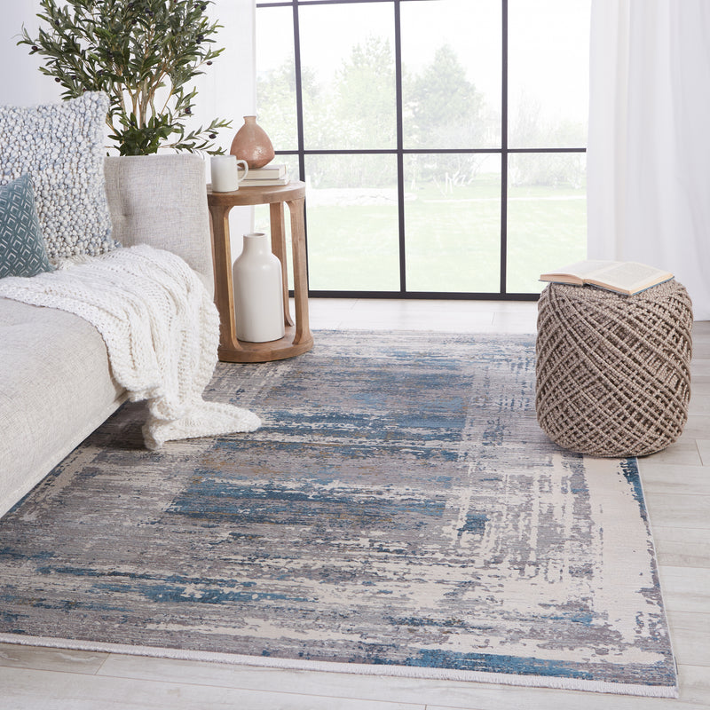 media image for Rialto Abstract Blue & Grey Rug by Jaipur Living 210