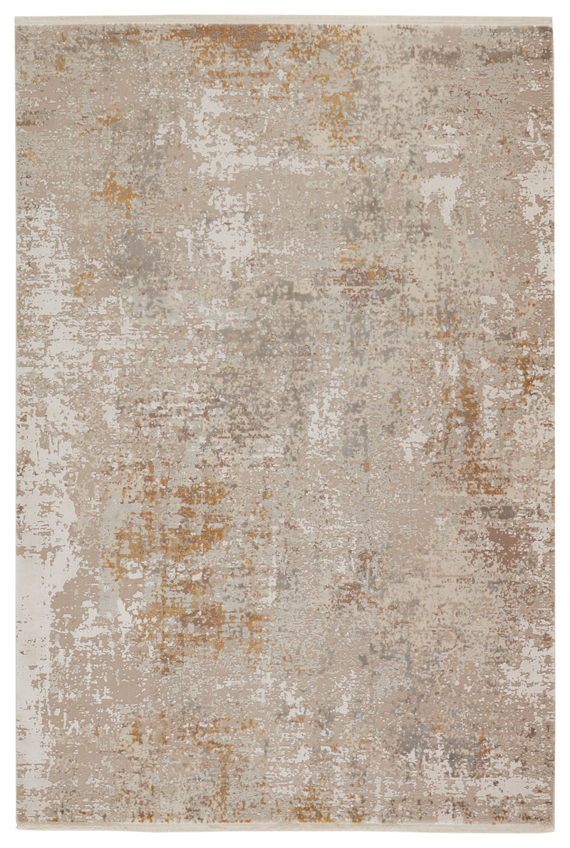 media image for Henson Abstract Grey & Gold Rug by Jaipur Living 231