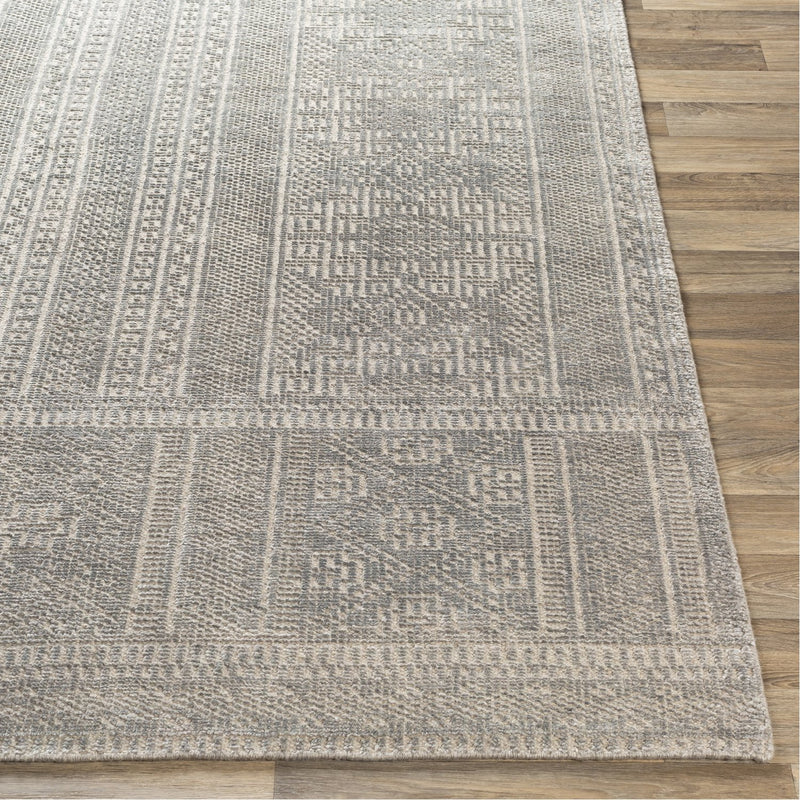 media image for Livorno LVN-2302 Hand Knotted Rug in Medium Gray & Taupe by Surya 260