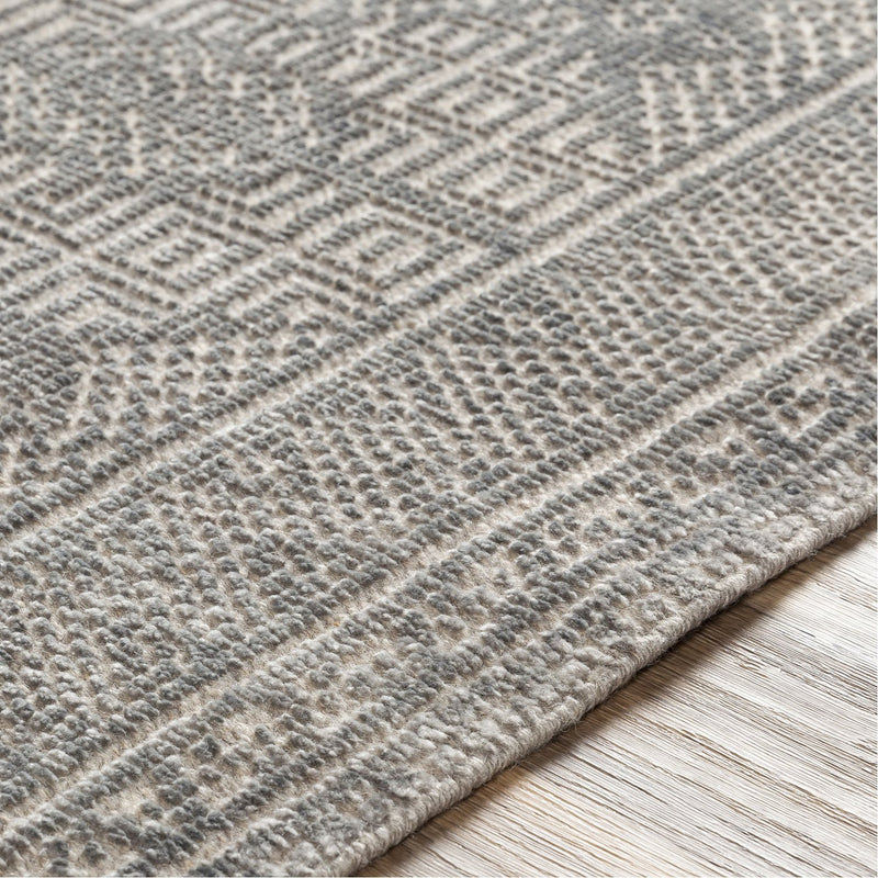 media image for Livorno LVN-2302 Hand Knotted Rug in Medium Gray & Taupe by Surya 214