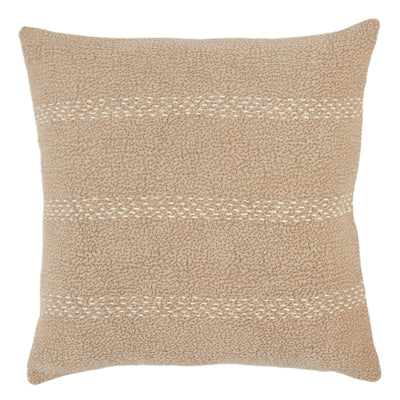 product image for Trenton Stripes Pillow in Taupe & Cream by Jaipur Living 61
