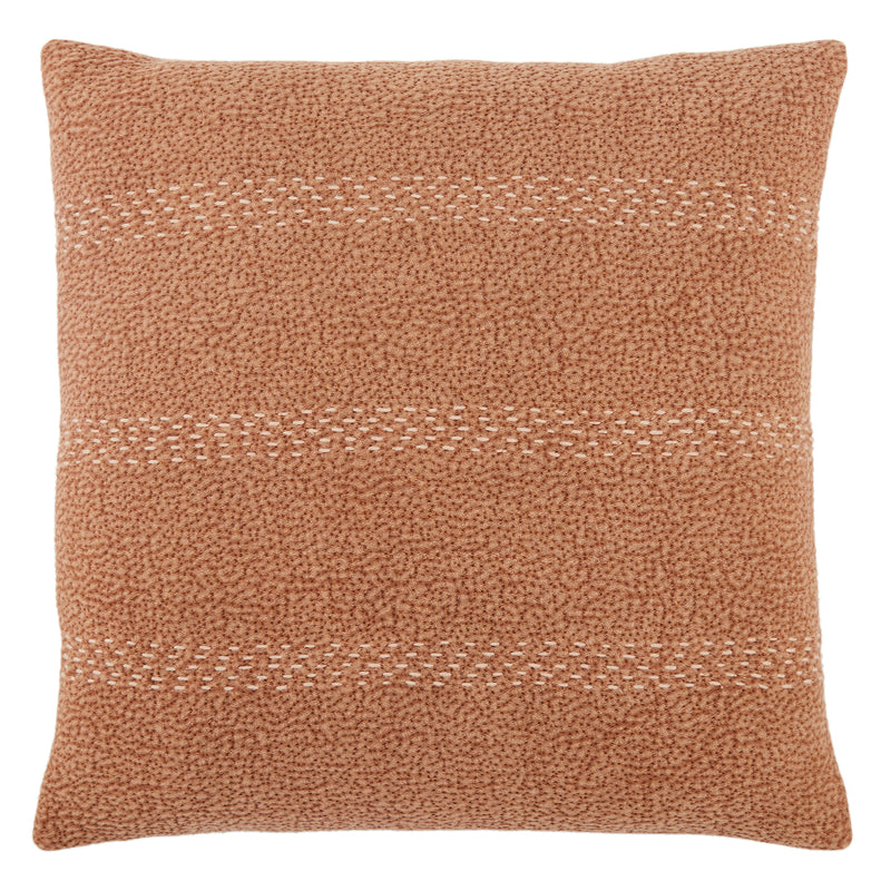 media image for Trenton Stripes Pillow in Terracotta & Beige by Jaipur Living 254