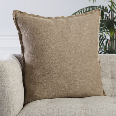 product image for Warrenton Pillow in Taupe by Jaipur Living 74
