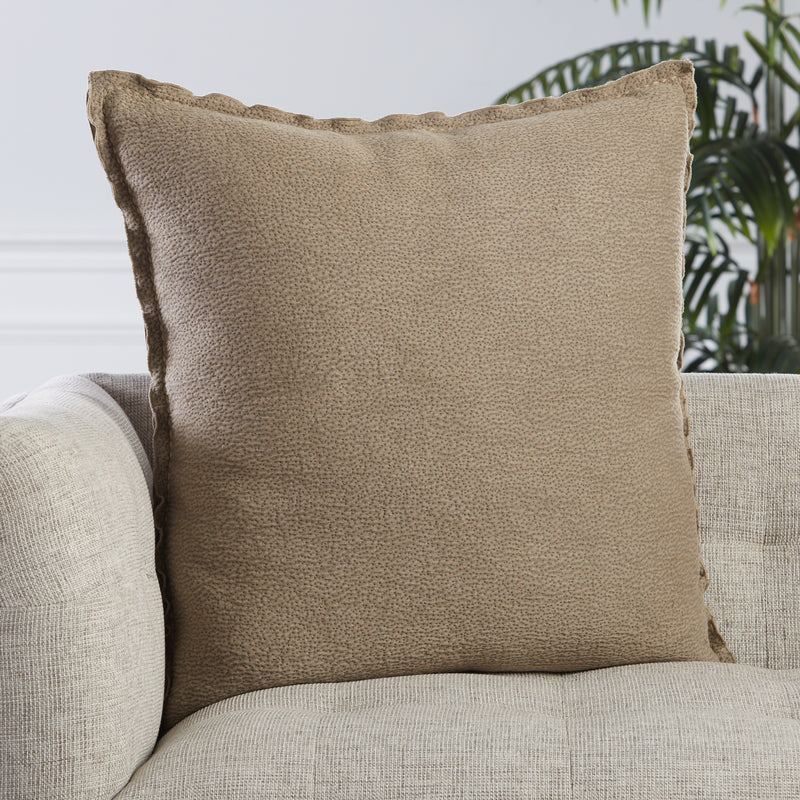 media image for Warrenton Pillow in Taupe by Jaipur Living 218