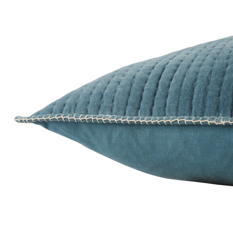 media image for Beaufort Striped Pillow in Blue & Beige by Jaipur Living 240