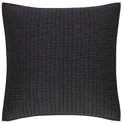 product image for Lana Voile Black Quilted Sham 3 74