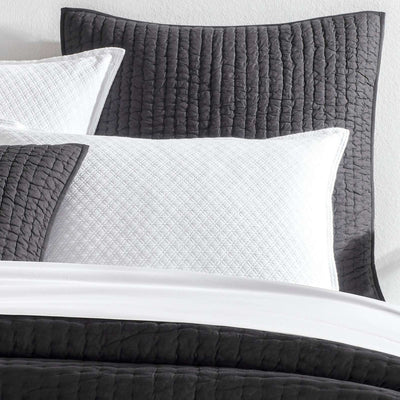 product image for Lana Voile Black Quilted Sham 1 67
