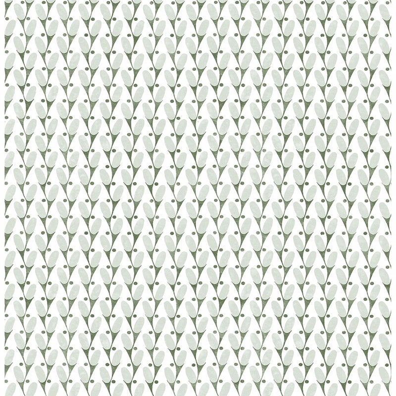 media image for Landon Abstract Geometric Wallpaper in Green from the Bluebell Collection by Brewster Home Fashions 298