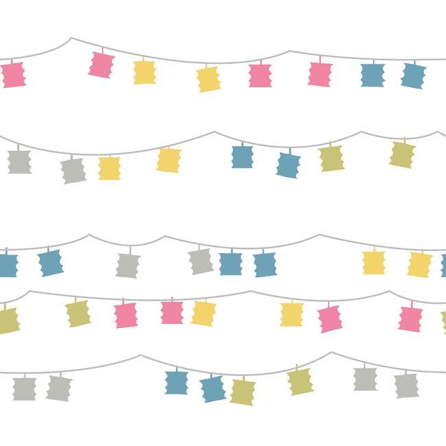 media image for sample lanterns peel stick wallpaper in pink multi by roommates for york wallcoverings 1 286