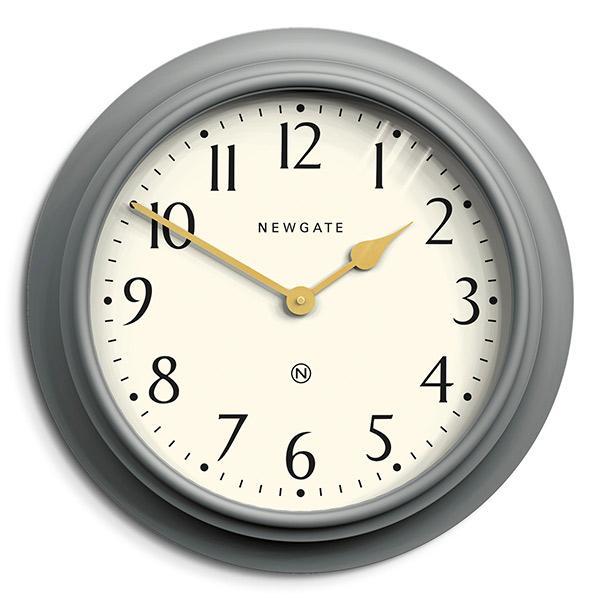 media image for westhampton wall clock in posh grey 1 229