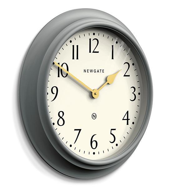 media image for westhampton wall clock in posh grey 2 294