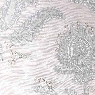 product image of sample larina floral textured wallpaper in metallic and pearl by bd wall 1 56
