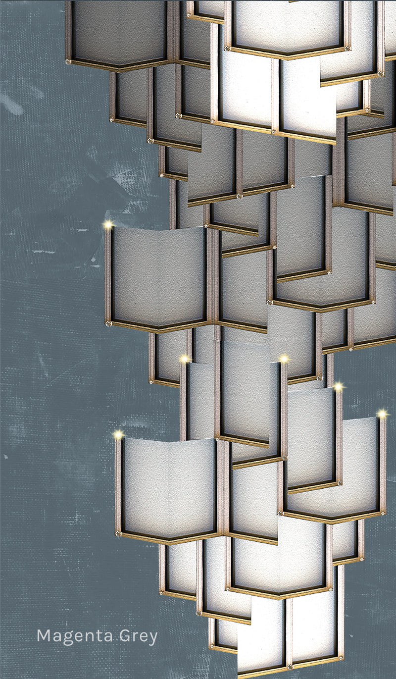 media image for Lattice Systems LED Wallpaper in Various Colors by Meystyle 212