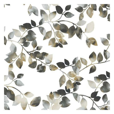 product image for Latvus Peel & Stick Wallpaper in Black and Taupe by RoomMates for York Wallcoverings 4