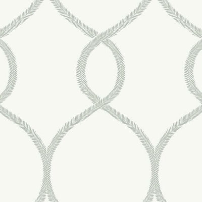 product image for Laurel Leaf Ogee Wallpaper in Grey from the Ronald Redding 24 Karat Collection by York Wallcoverings 22
