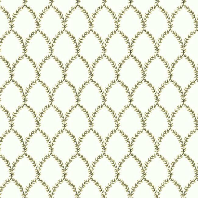 media image for laurel wallpaper in gold and white from the rifle paper co collection by york wallcoverings 1 293