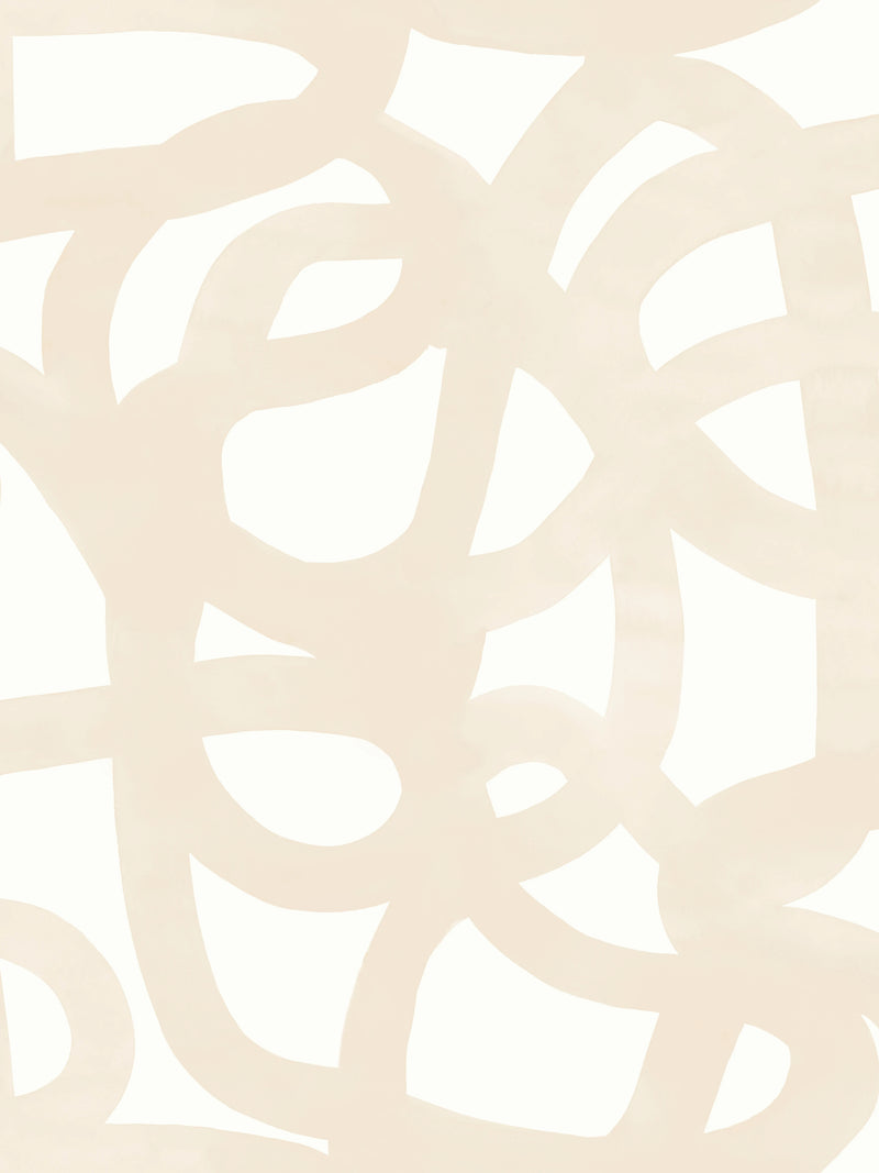 media image for sample le freak peel and stick wallpaper in taupe on white by juju 1 215