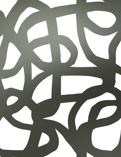 product image of sample le freak wallpaper in gunmetal on cream design by juju 1 530