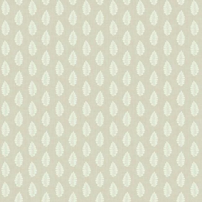 media image for Leaf Pendant Wallpaper in Linen from the Grandmillennial Collection by York Wallcoverings 275