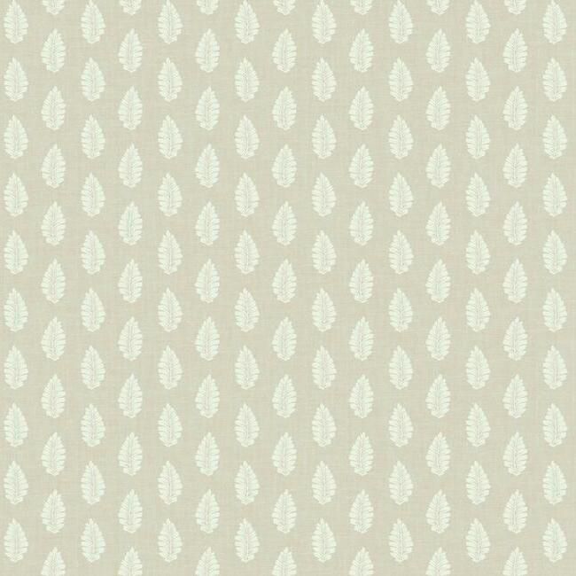 media image for Leaf Pendant Wallpaper in Linen from the Grandmillennial Collection by York Wallcoverings 226