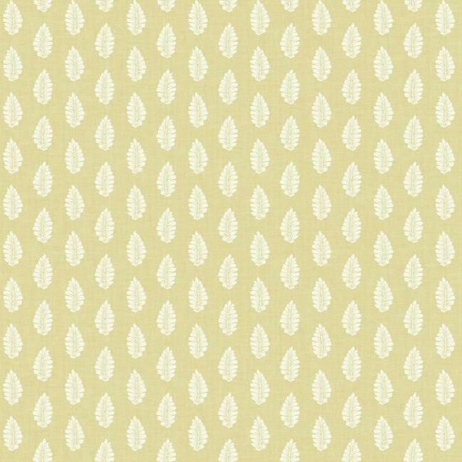 media image for sample leaf pendant wallpaper in yellow from the grandmillennial collection by york wallcoverings 1 283