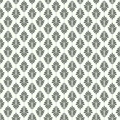 product image of Leaflet Wallpaper in Black and White from the Silhouettes Collection by York Wallcoverings 577