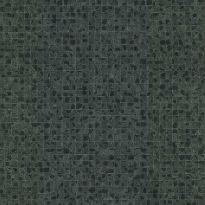 product image of sample leather lux wallpaper in dark green from the traveler collection by ronald redding 1 553