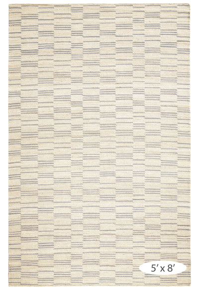 product image for leni pewter blue woven jute rug by dash albert da1854 912 4 20