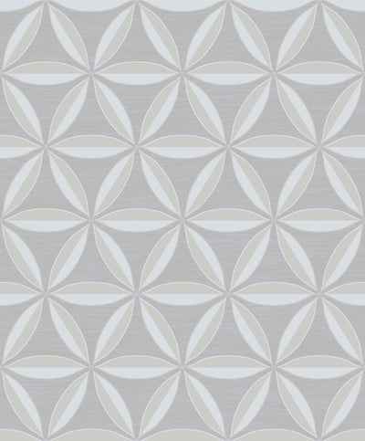 product image for Lens Geometric Wallpaper in Grey and Taupe from the Casa Blanca II Collection by Seabrook Wallcoverings 17