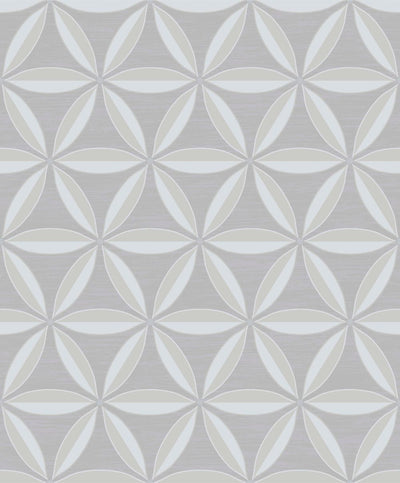 product image for Lens Geometric Wallpaper in Grey and Taupe from the Casa Blanca II Collection by Seabrook Wallcoverings 17