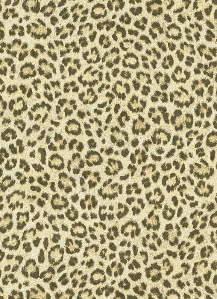 media image for Leopard Print Wallpaper in Beige and Orange design by BD Wall 28