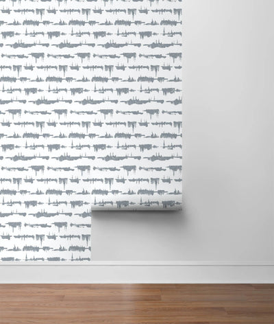 product image for Lifeline Peel-and-Stick Wallpaper in Cove Grey by NextWall 63