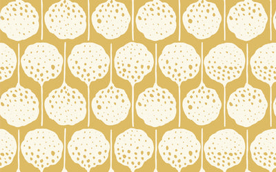 product image for Lily's Pad Wallpaper in Colonel Mustard by Anna Redmond for Abnormals Anonymous 36
