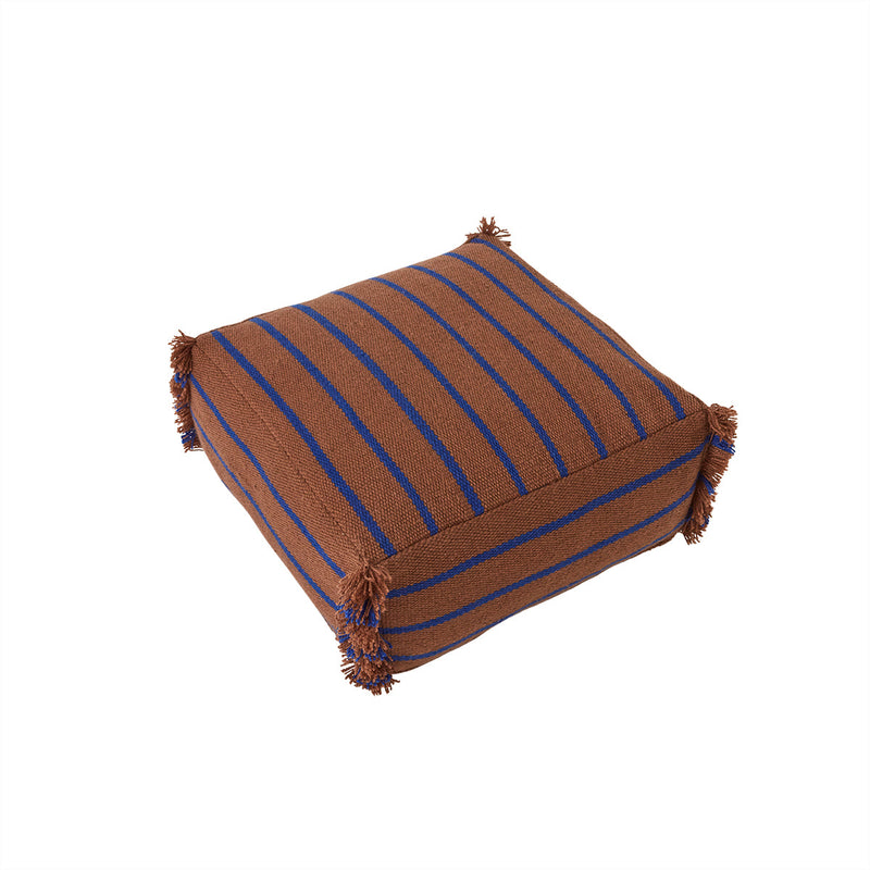 media image for lina recycled pouf caramel 1 252