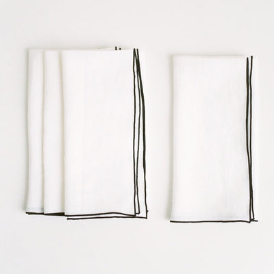 product image for stone washed linen napkin by borrowed blu bb0250s 3 76