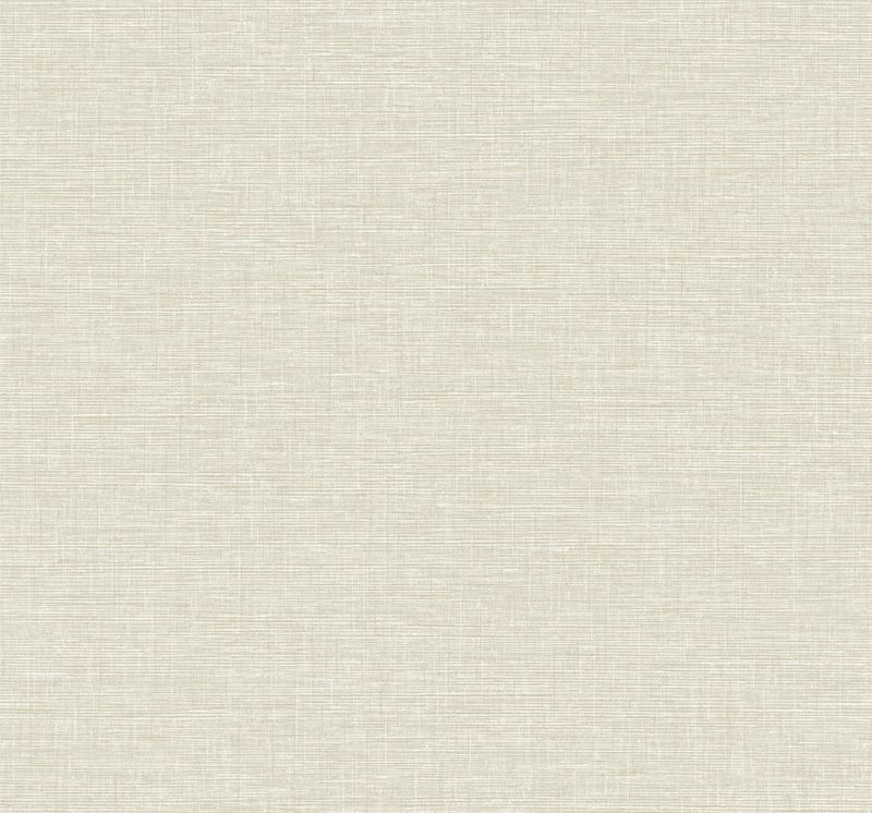media image for Linen Weave Wallpaper in Beige and Off-White from the Casa Blanca II Collection by Seabrook Wallcoverings 210
