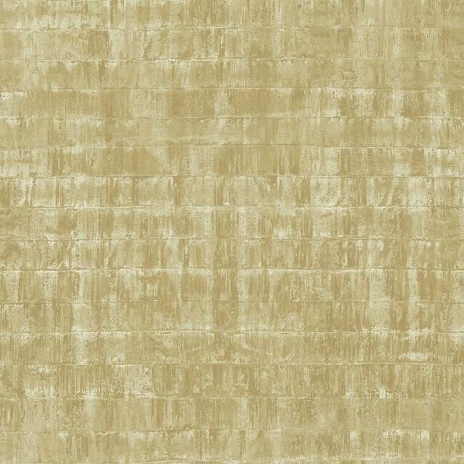 media image for sample liquid metal wallpaper in gold from the ronald redding 24 karat colllection by york wallcoverings 1 257
