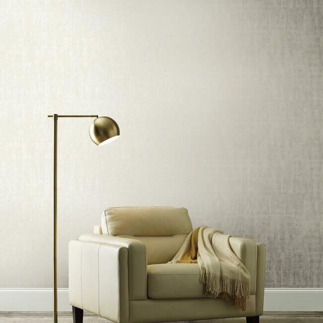 media image for Liquid Metal Wallpaper in Pearl from the Ronald Redding 24 Karat Collection by York Wallcoverings 280