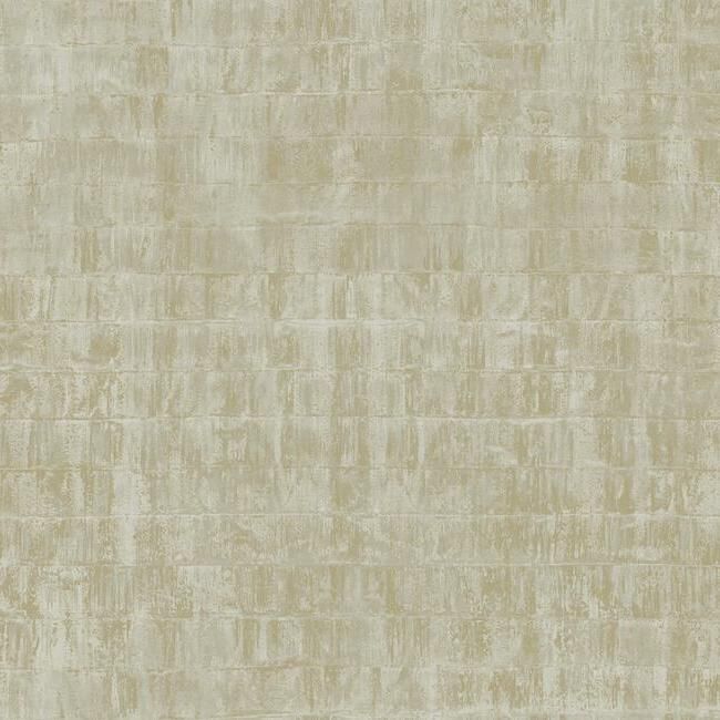 media image for sample liquid metal wallpaper in taupe from the ronald redding 24 karat collection by york wallcoverings 1 214